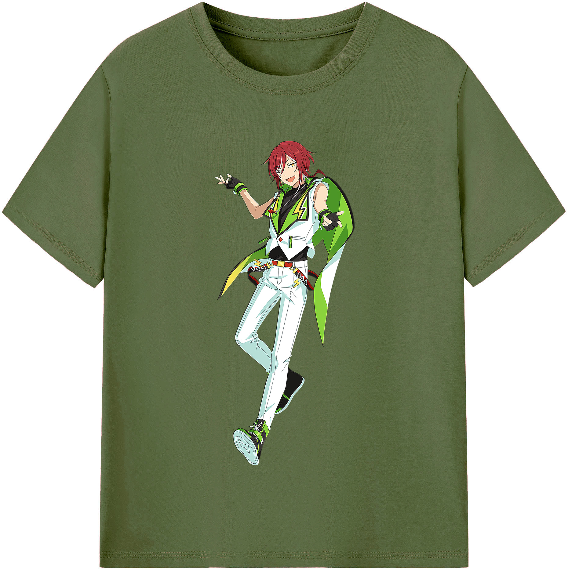 （画像用） あんさんぶるスターズ! Ensemble Stars 綿100％半袖Tシャツ（フロントプリント）